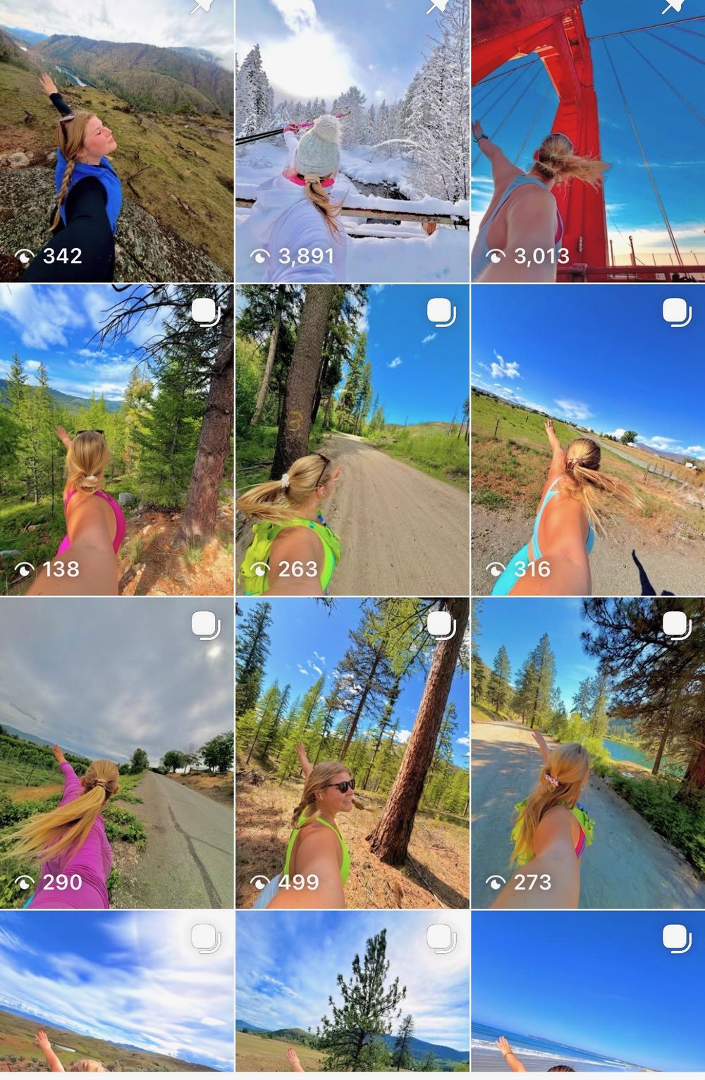 Instagram grid preview for @hann.runs