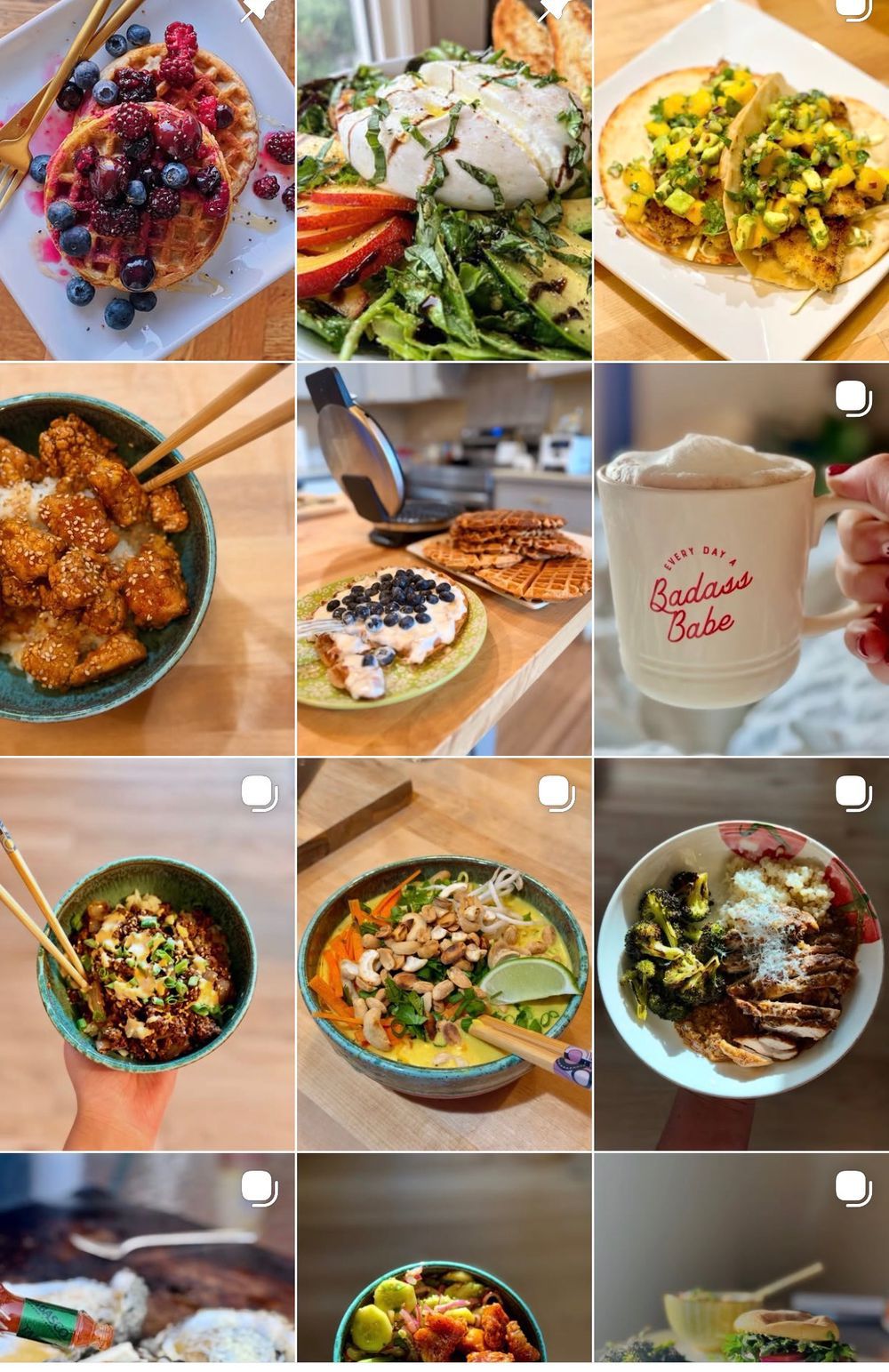 Instagram grid preview for @happy_healthy_hann